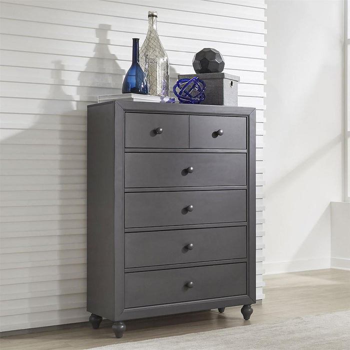 Liberty Furniture Cottage View Drawer Chest in Dark Gray image