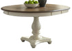 Liberty Furniture Cumberland Creek Pedestal Dining Table in Nutmeg/White 334-4860 image