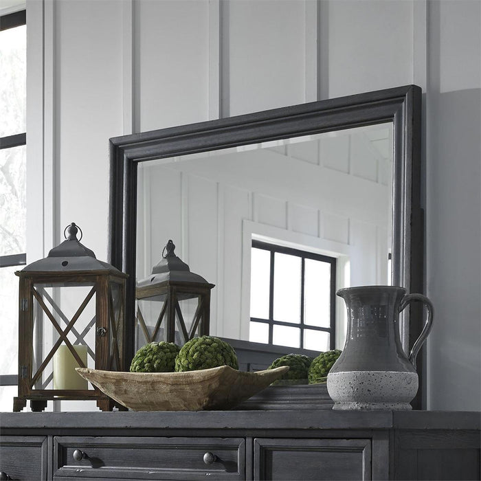 Liberty Furniture Harvest Home Mirror in Chalkboard image