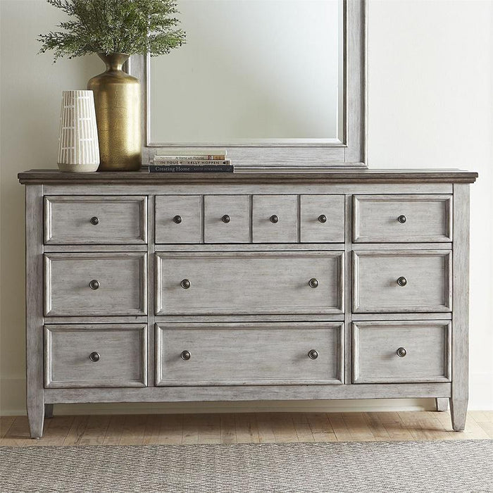 Liberty Furniture Heartland Drawer Dresser in Antique White image