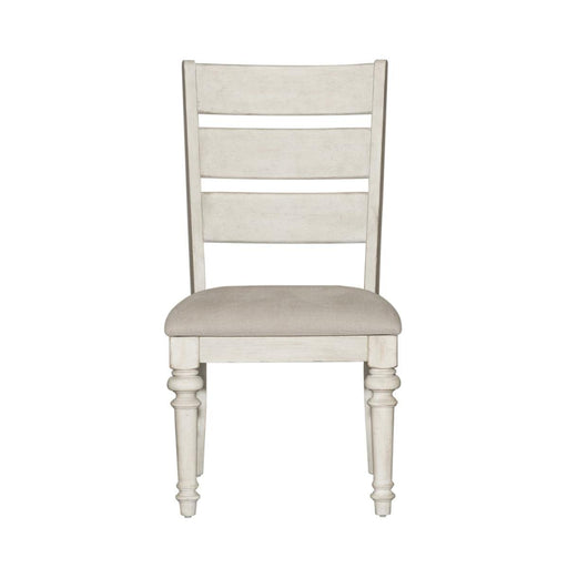 Liberty Furniture Heartland Ladder Back Side Chair (Set of 2) in Antique White image