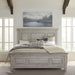 Liberty Furniture Heartland King Panel Bed in Antique White image