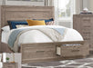 Liberty Furniture Horizons Queen Panel Storage Bed in Graystone image