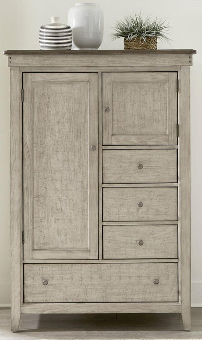 Liberty Furniture Ivy Hollow Door Chest in Weathered Linen image