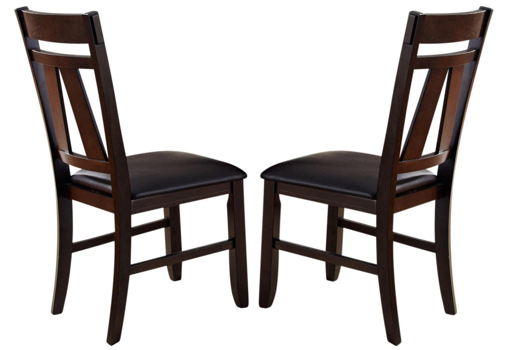 Liberty Furniture Lawson Splat Back Side Chair (Set of 2) in Light/Dark Expresso image