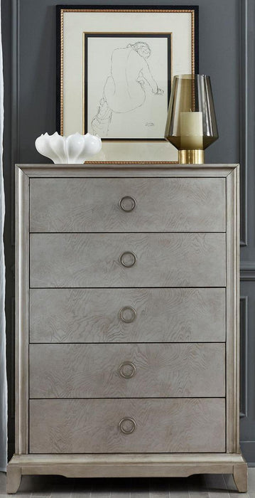 Liberty Furniture Montage 5 Drawer Chest in Platinum image