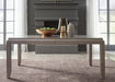Liberty Furniture Montage Rectangular Leg Dining Table in Platinum image