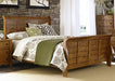 Liberty Furniture Grandpa's Cabin King Sleigh Bed in Age Oak image