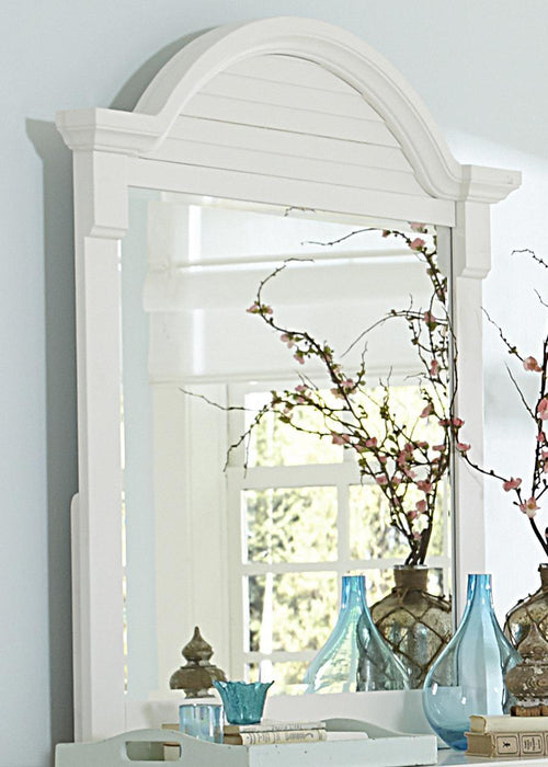 Liberty Furniture Summer House Mirror in Oyster White image
