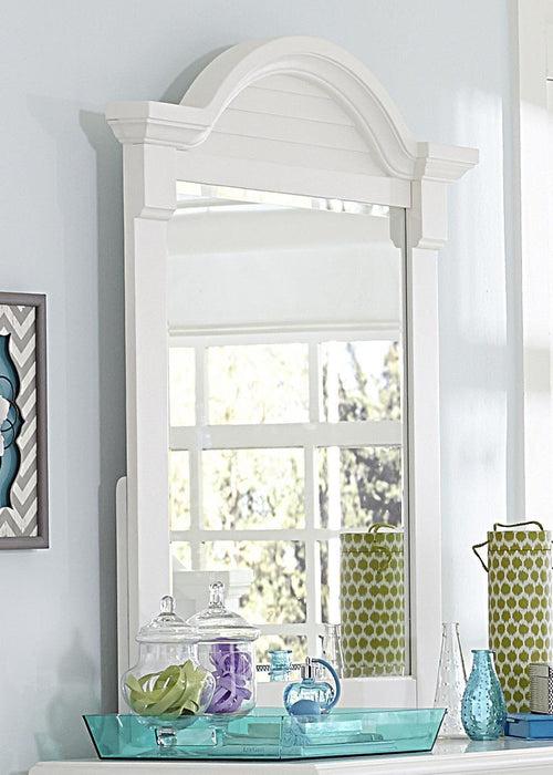Liberty Furniture Summer House Small Mirror in Oyster White image