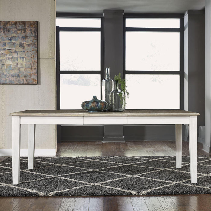 Liberty Furniture Summerville Rectangular Leg Table in White image