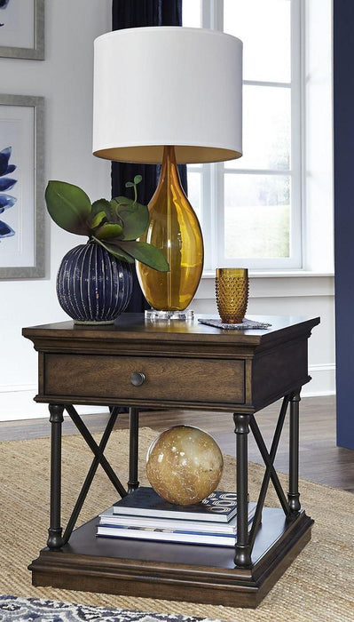 Liberty Furniture Tribeca End Table in Cordovian Brown image