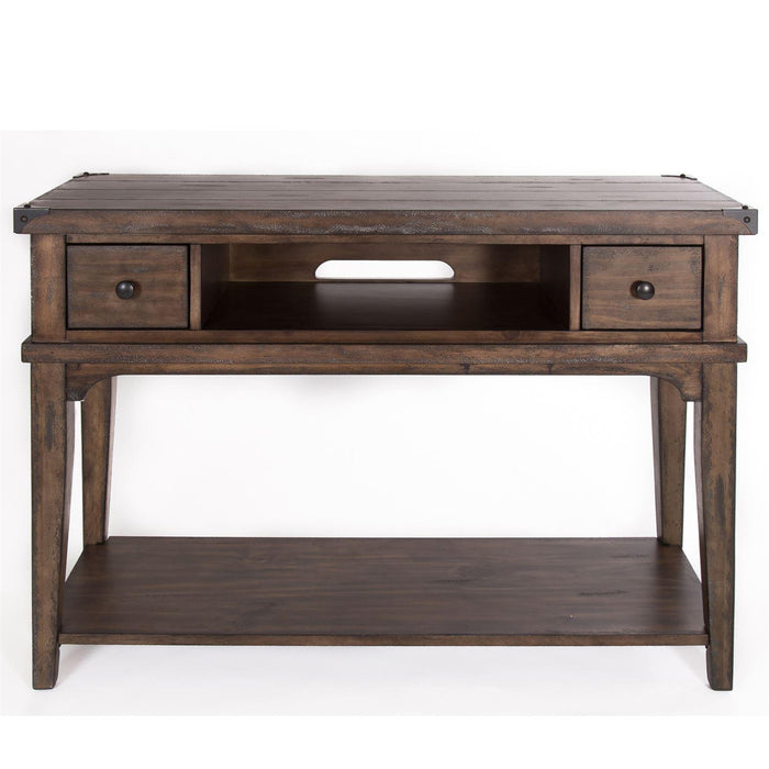 Liberty Aspen Skies Sofa Table in Weathered Brown image