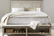 Liberty Furniture Ivy Hollow Queen Storage Bed in Weathered Linen image
