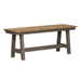 Liberty Furniture Lindsey Farm Backless Bench (RTA) in Gray and Sandstone image