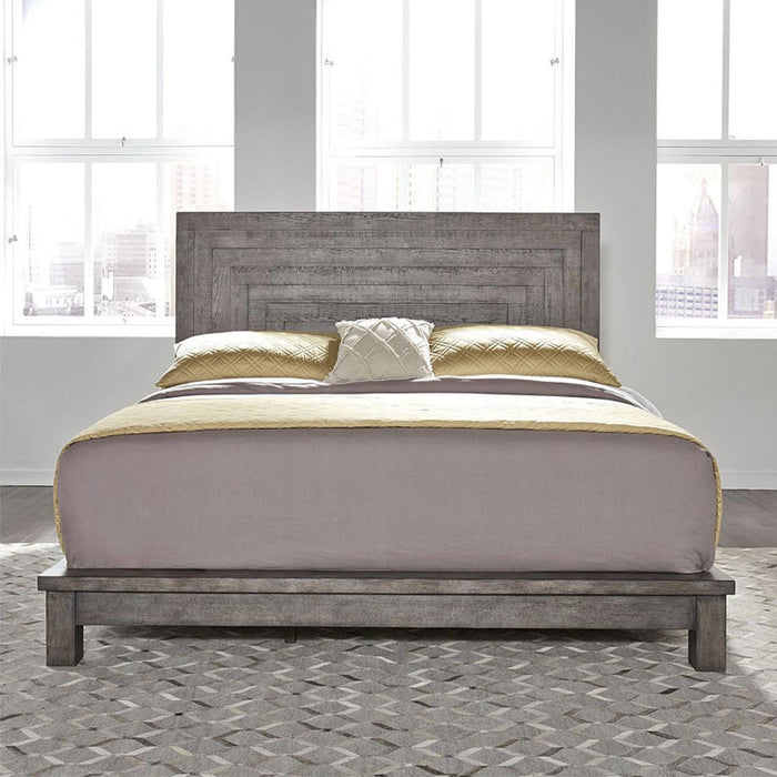 Liberty Furniture Modern Farmhouse King Platform Bed in Dusty Charcoal image