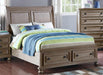 New Classic Furniture Allegra Youth Full Storage Bed in Pewter image