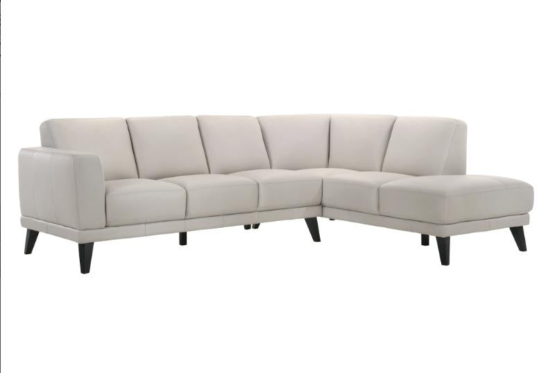 New Classic Altamura Sectional w/ LAF 3 Seat Sofa in Mist Gray image
