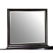 New Classic Belle Rose Landscape Mirror in Black Cherry Finish image