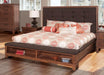 New Classic Furniture Cagney California King Bed in Chestnut image