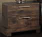 New Classic Furniture Campbell 2 Drawer Nightstand in Ranchero image