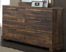 New Classic Furniture Campbell 6 Drawer Dresser in Ranchero image