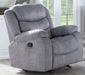New Classic Furniture Granada Glider Recliner with Power in Gray image