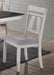 New Classic Furniture Maisie Side Chair in White/Brown (Set of 2) image