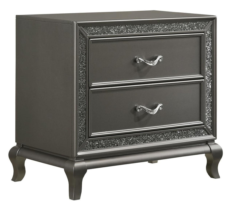 New Classic Furniture Park Imperial 2 Drawer Nightstand in Pewter image