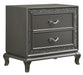 New Classic Furniture Park Imperial 2 Drawer Nightstand in Pewter image