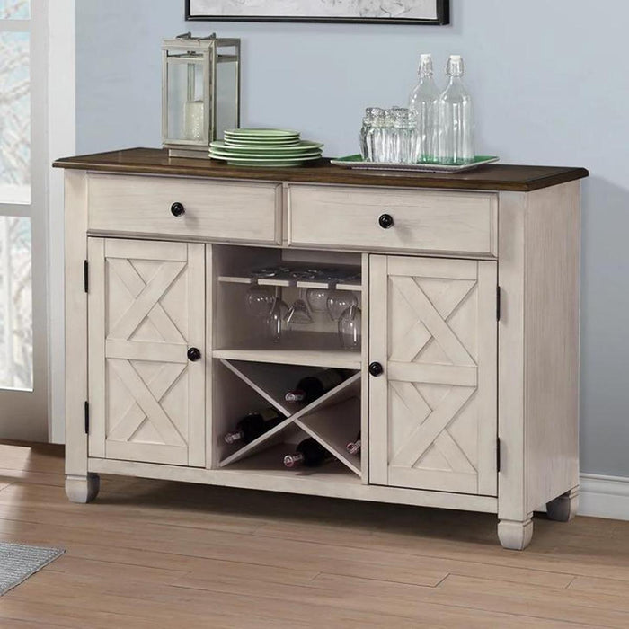 New Classic Furniture Prairie Point Server in White image