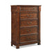 New Classic Furniture Providence 5 Drawer Lift Top Chest in Dark Oak image