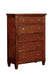 New Classic Furniture Tamarack Chest in Brown Cherry image