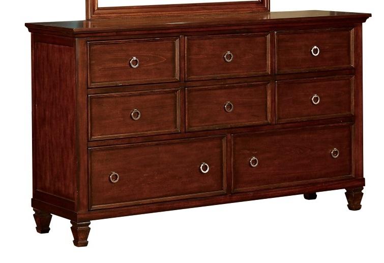 New Classic Furniture Tamarack Dresser in Brown Cherry image