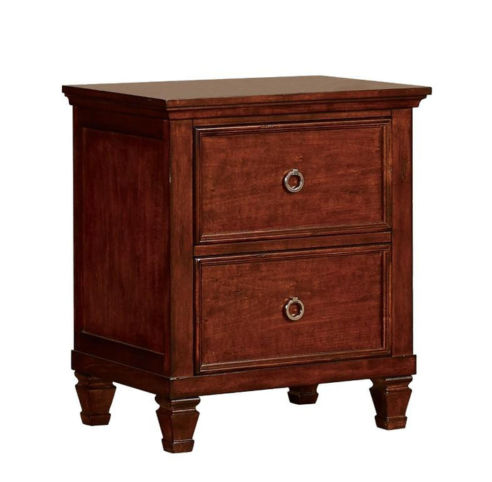 New Classic Furniture Tamarack Nightstand in Brown Cherry image