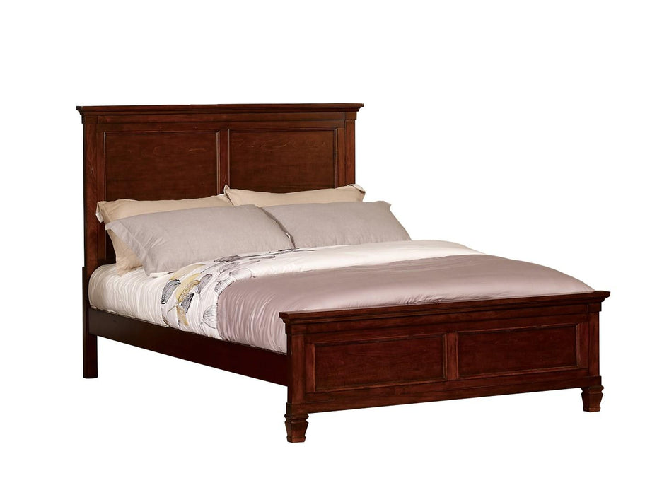 New Classic Furniture Tamarack King Bed in Brown Cherry image