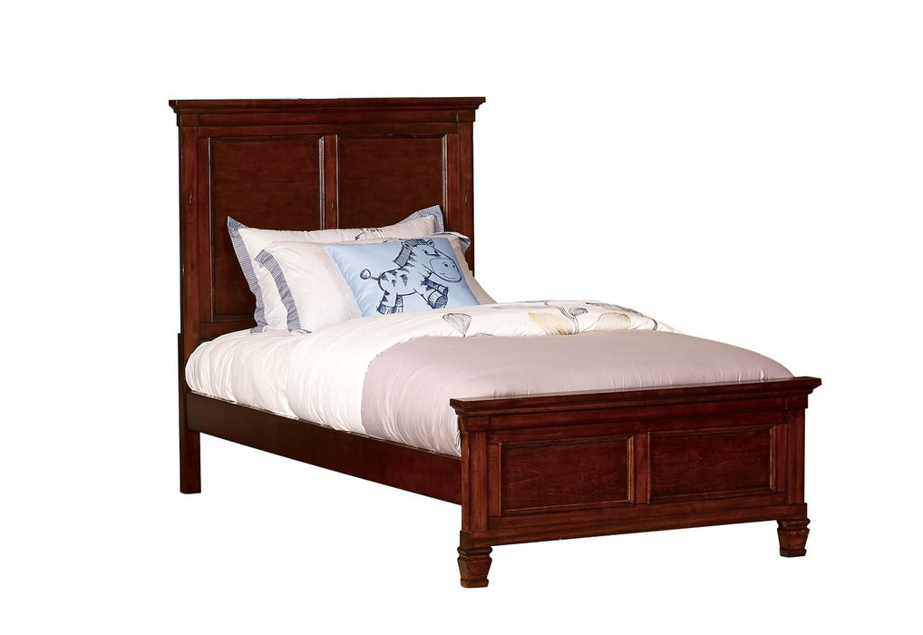New Classic Furniture Tamarack Twin Bed in Brown Cherry image