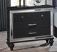 New Classic Furniture Valentino 3 Drawer Nightstand in Black image