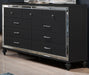 New Classic Furniture Valentino 9 Drawer Dresser in Black image