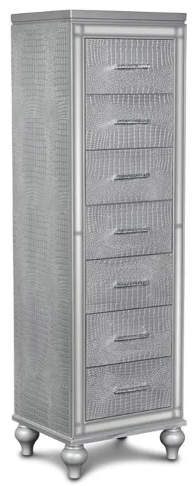 New Classic Furniture Valentino Lingerie Chest in Silver image