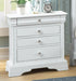 New Classic Furniture Versaille 4 Drawer Nightstand in White image