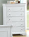 New Classic Furniture Versaille 5 Drawer Chest in White image