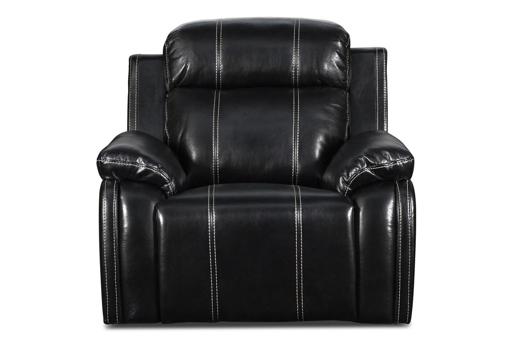 New Classic Fusion Swivel Glider Recliner with Power Foot Rest in Ebony image