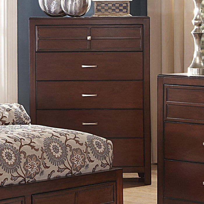 New Classic Kensington 5 Drawer Chest in Burnished Cherry image