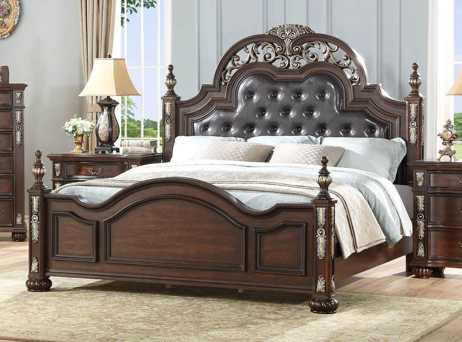 New Classic Maximus California King Panel Bed in Madeira image