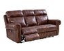 New Classic Roycroft Dual Recliner Sofa in Pecan image