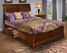 New Classic Sheridan Eastern King Storage Bed in Burnished Cherry image