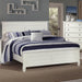 New Classic Tamarack California King Panel Bed in White image