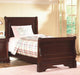 New Classic Versaille Youth Twin Sleigh Bed in Bordeaux image
