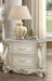 New Classic Furniture Monique Nightstand W/ Marble Top in Pearl image